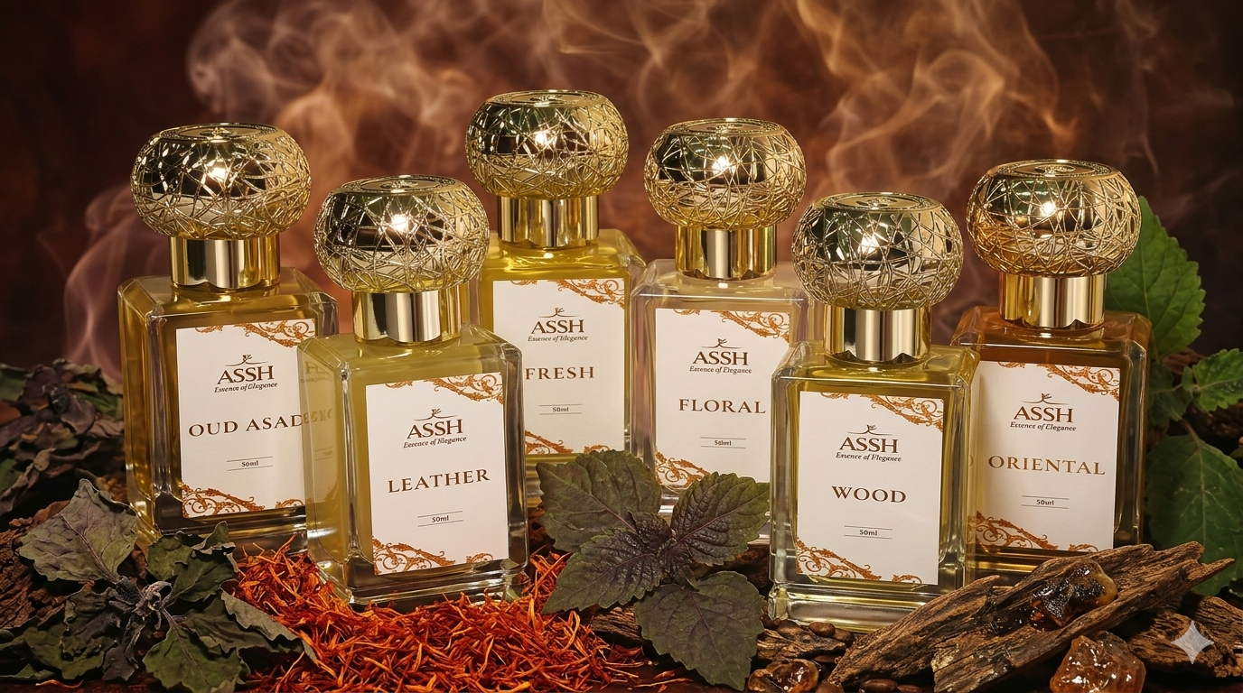 The complete ASSH original fragrance collection